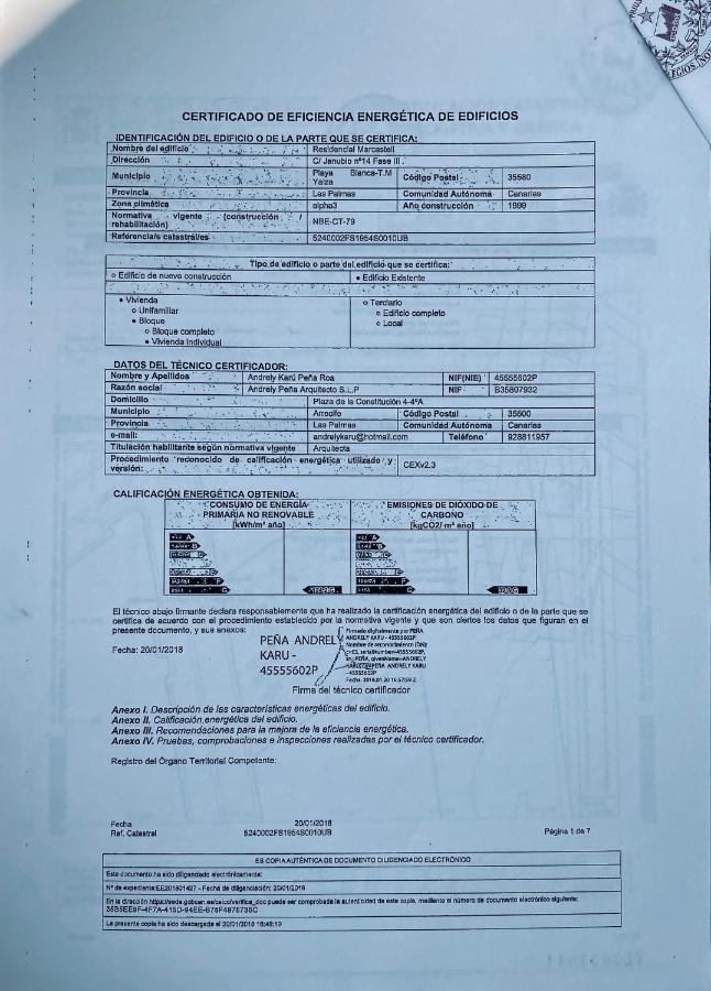 Apartamento "La Dulce Vida" Διαμέρισμα Πλάγια Μπλάνκα Εξωτερικό φωτογραφία